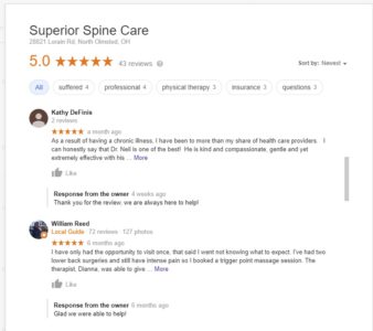 Chiropractor Reviews