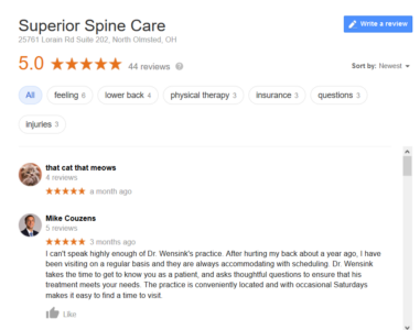 North Olmsted Chiropractor